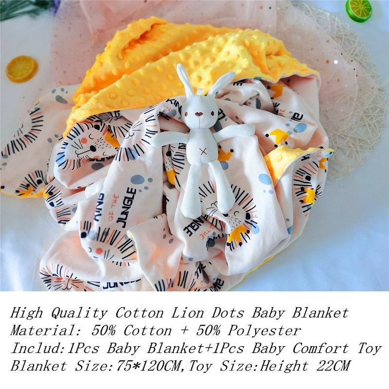 Baby Blanket - Newborn Thermal Flannel Fleece