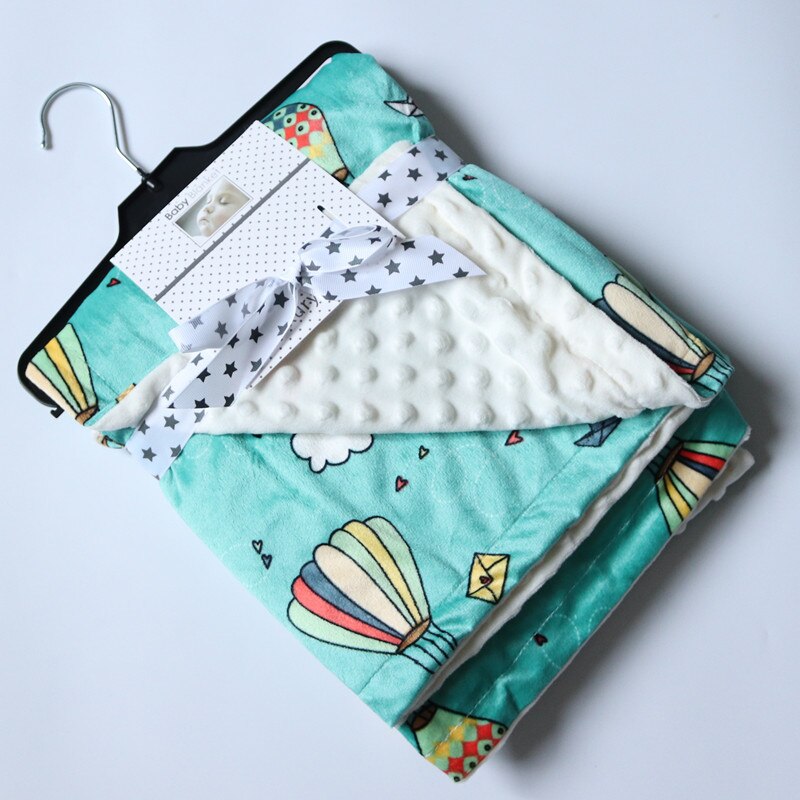 Baby Blanket - Newborn Thermal Flannel Fleece