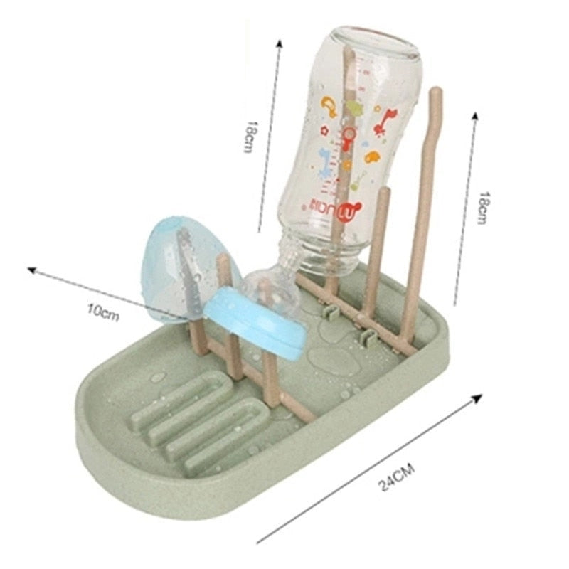 Baby bottle drying rack