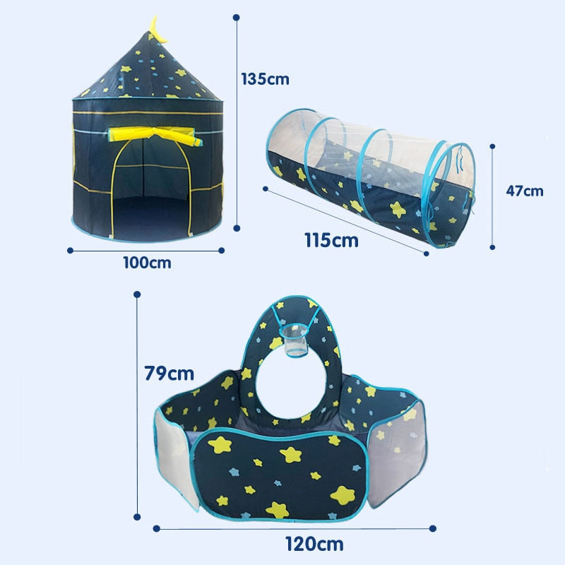 3 in 1 Children Tent House