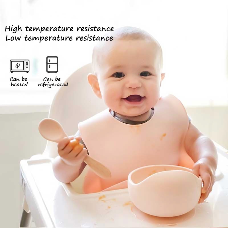 Silicone Baby Feeding Bowl with Spoon