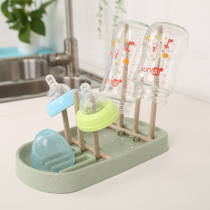 Baby bottle drying rack