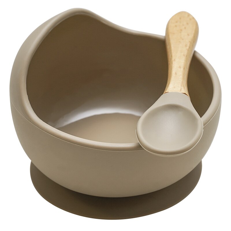 Silicone Baby Feeding Bowl with Spoon