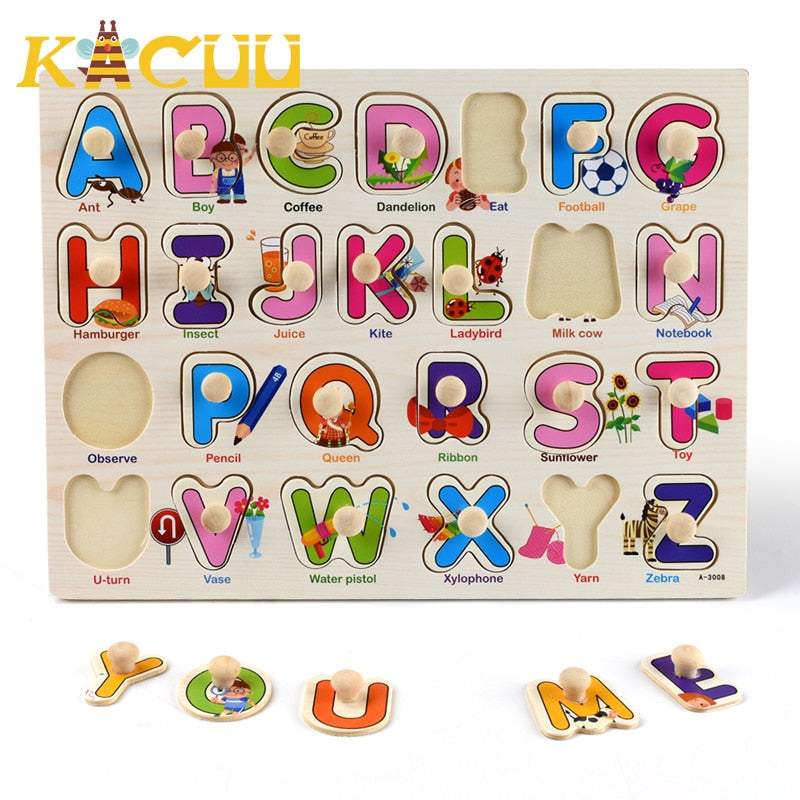 Wooden Puzzles Hand Grab Boards