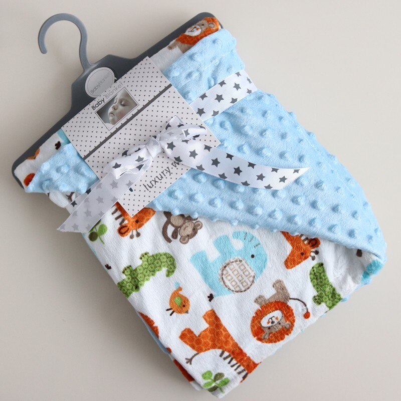 Baby Blanket - Newborn Thermal Flannel Fleece