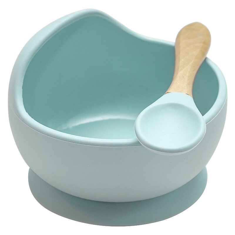 Silicone Baby Feeding Bowl with Spoon