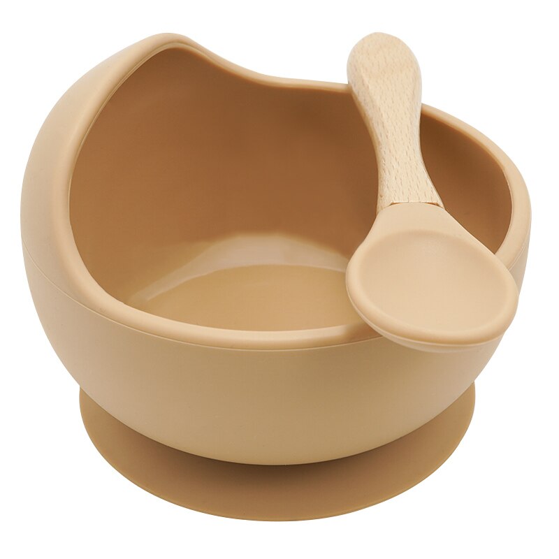 Silicone Baby Feeding Bowl with Spoon