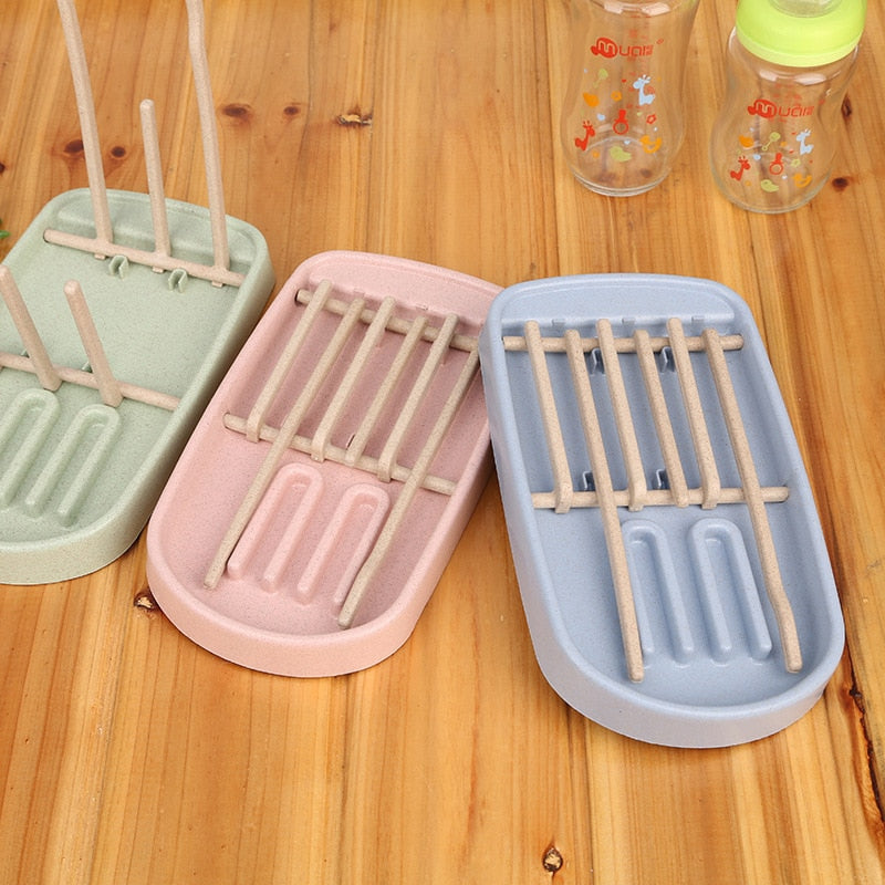 Baby bottle drying rack