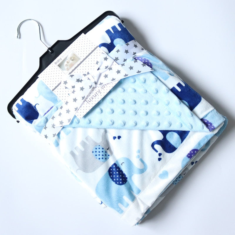 Baby Blanket - Newborn Thermal Flannel Fleece