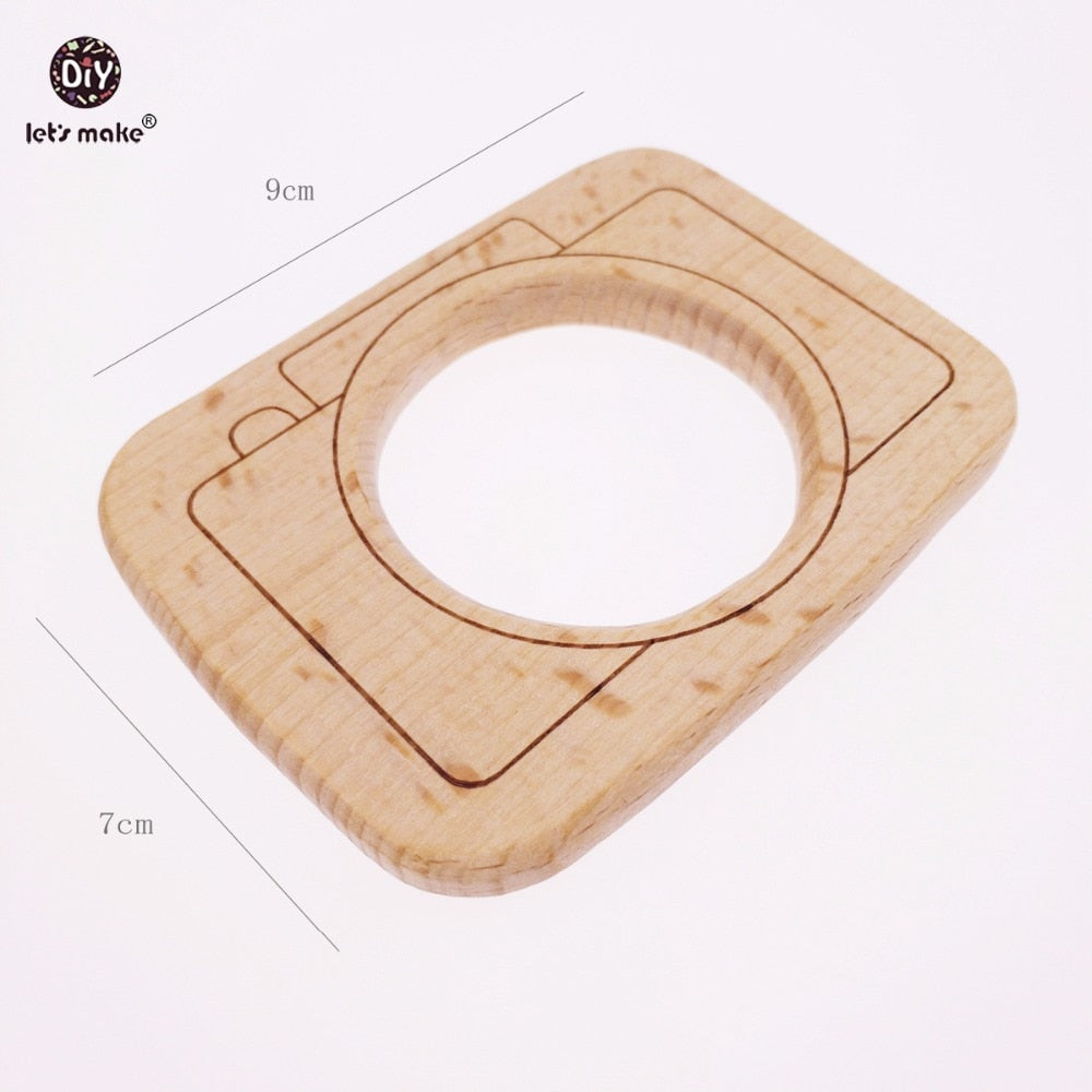 Wooden Baby Toy Fashion Camera