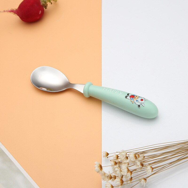 Cartoon Food Feeding Spoon / Fork