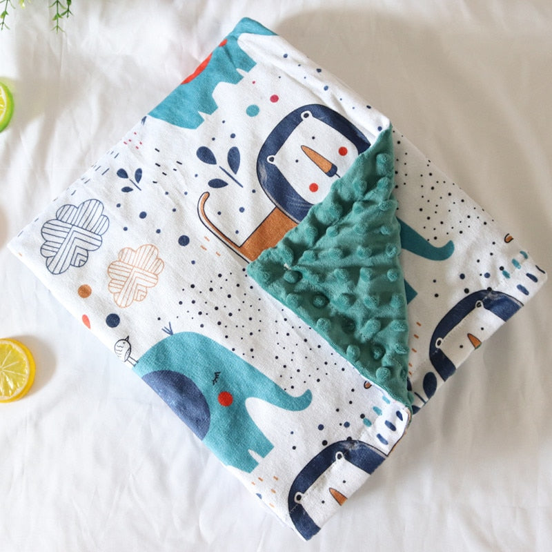 Baby Blanket - Newborn Thermal Flannel Fleece