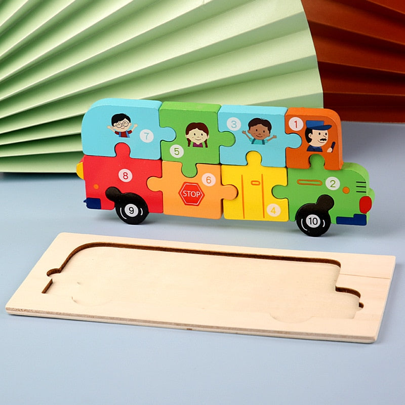 Montessori Wooden Puzzles