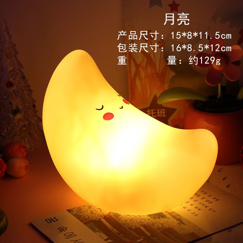 Led Children&#39;s Night Light Cartoon Dinosaur Table Lamp Soft Cute for Home Kid Bedroom Decoration Lamp Christmas Gift Baby Toys