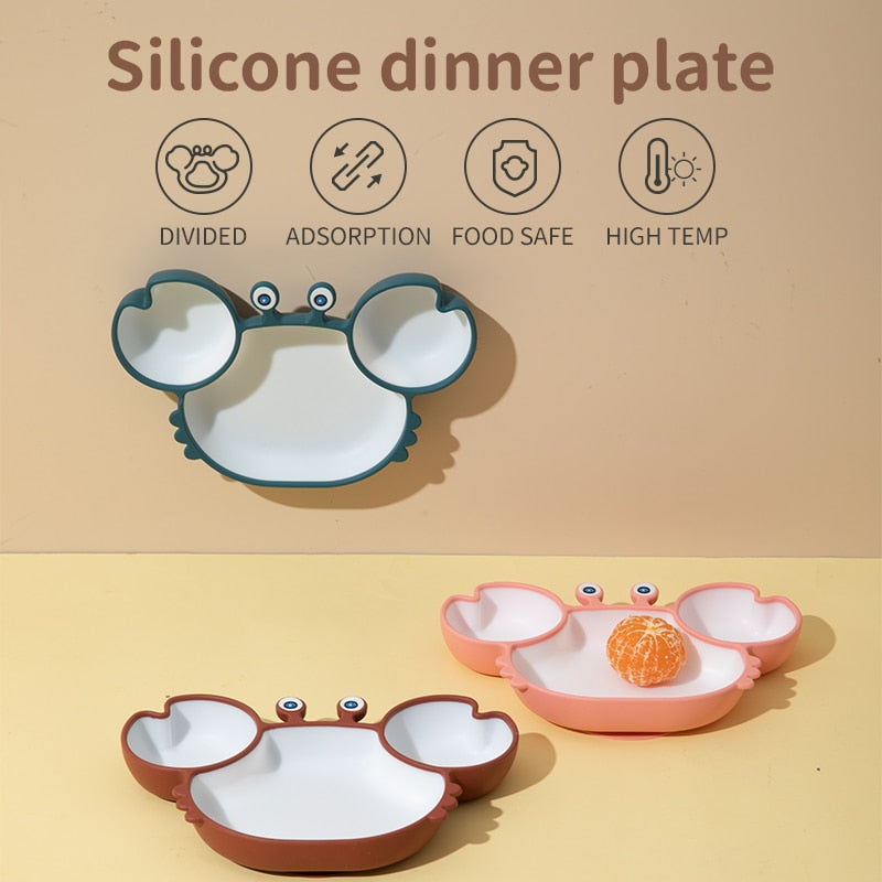 Baby Set Crab Kawaii Dinnerware