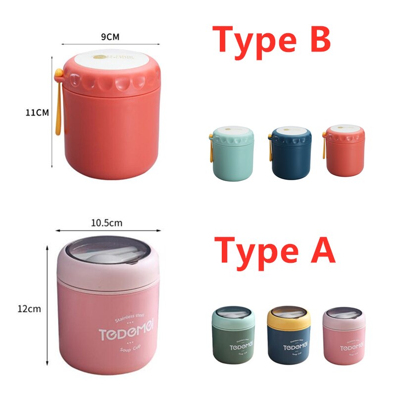 400ml/500 ml Thermos Container with Spoon