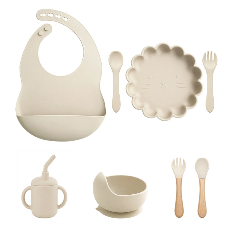 4/6/8 PCS Newborn Set Dishes