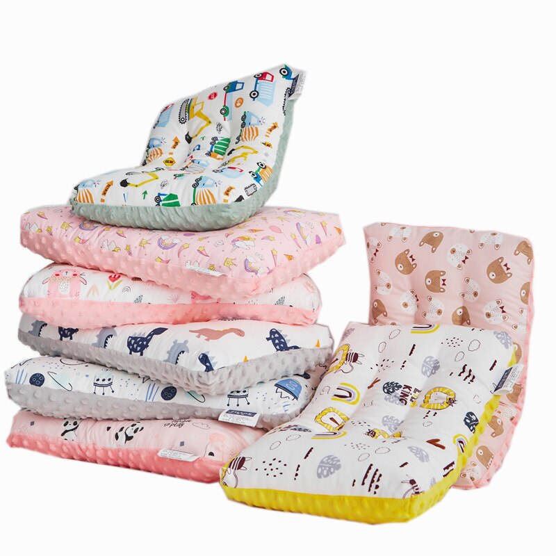 Soft Gauze Baby Pillow Comfortable Doudou velvet pillow  For Newborns Baby Sleep Headrest Breathable Infant Kids Pillow