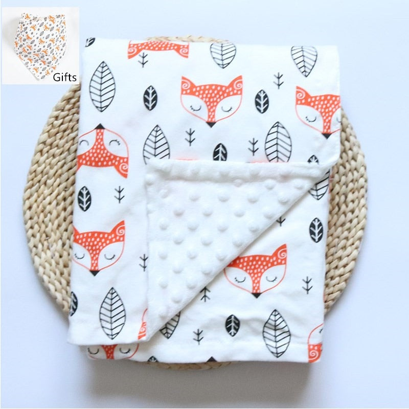 Baby Blanket - Newborn Thermal Flannel Fleece