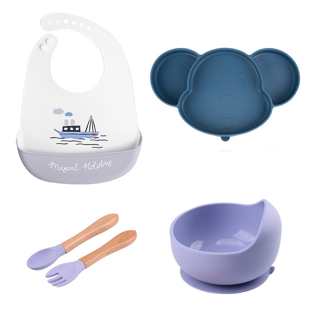 Baby Silicone Set Dishes