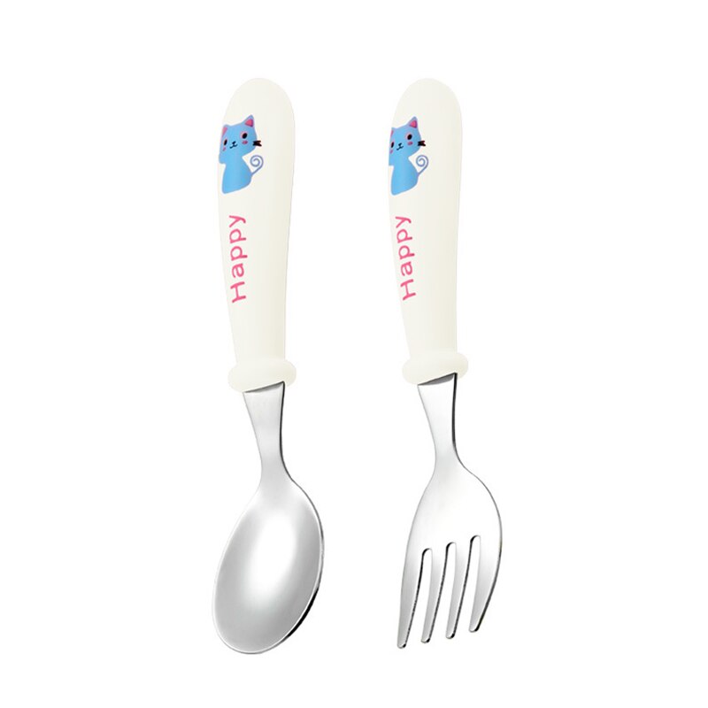 Cartoon Food Feeding Spoon / Fork