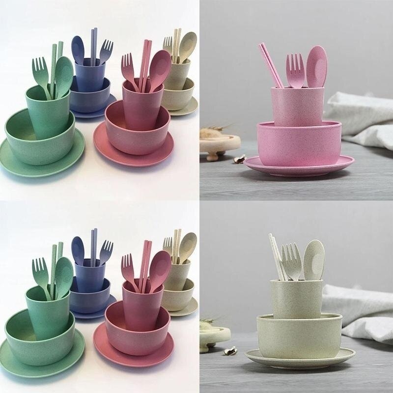 6Pcs Set Baby Dinnerware