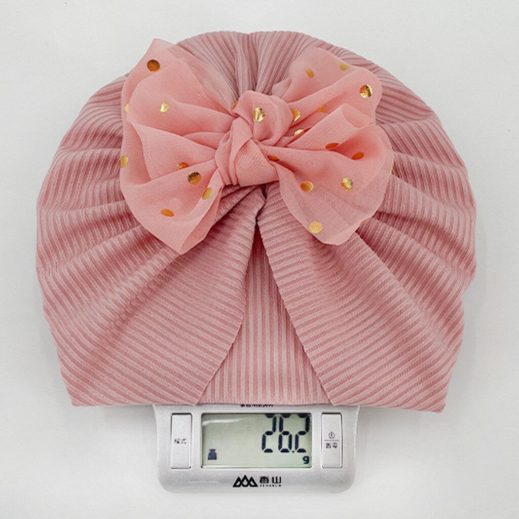 New Summer Cute Bow Baby Boneless Fetal Cap Baby Thin Section Fontanelle Children&#39;s  Bonnet Bebe Nouveau Né Turban Bebe Fille