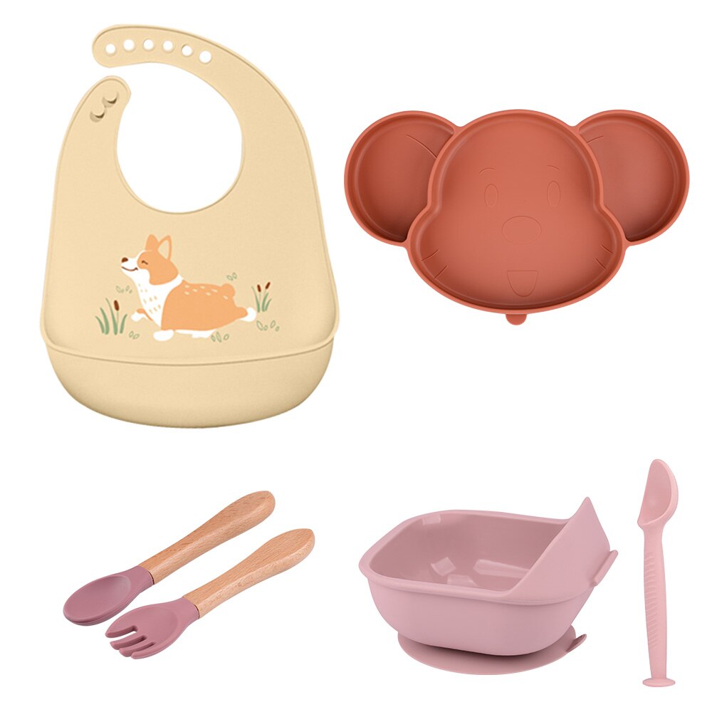 Baby Silicone Set Dishes