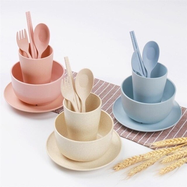 6Pcs Set Baby Dinnerware