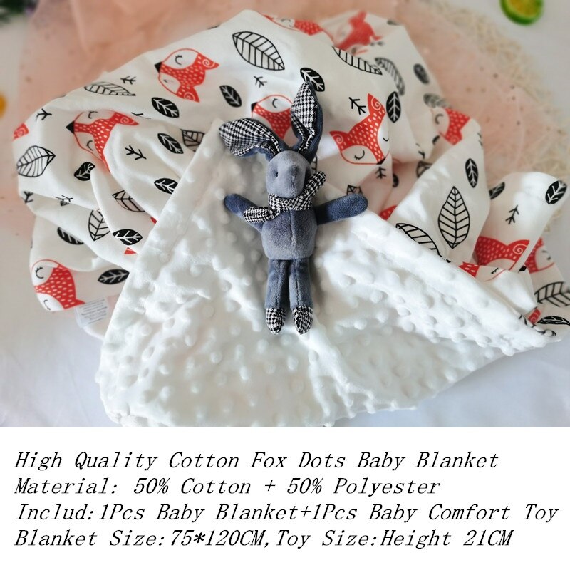 Baby Blanket - Newborn Thermal Flannel Fleece