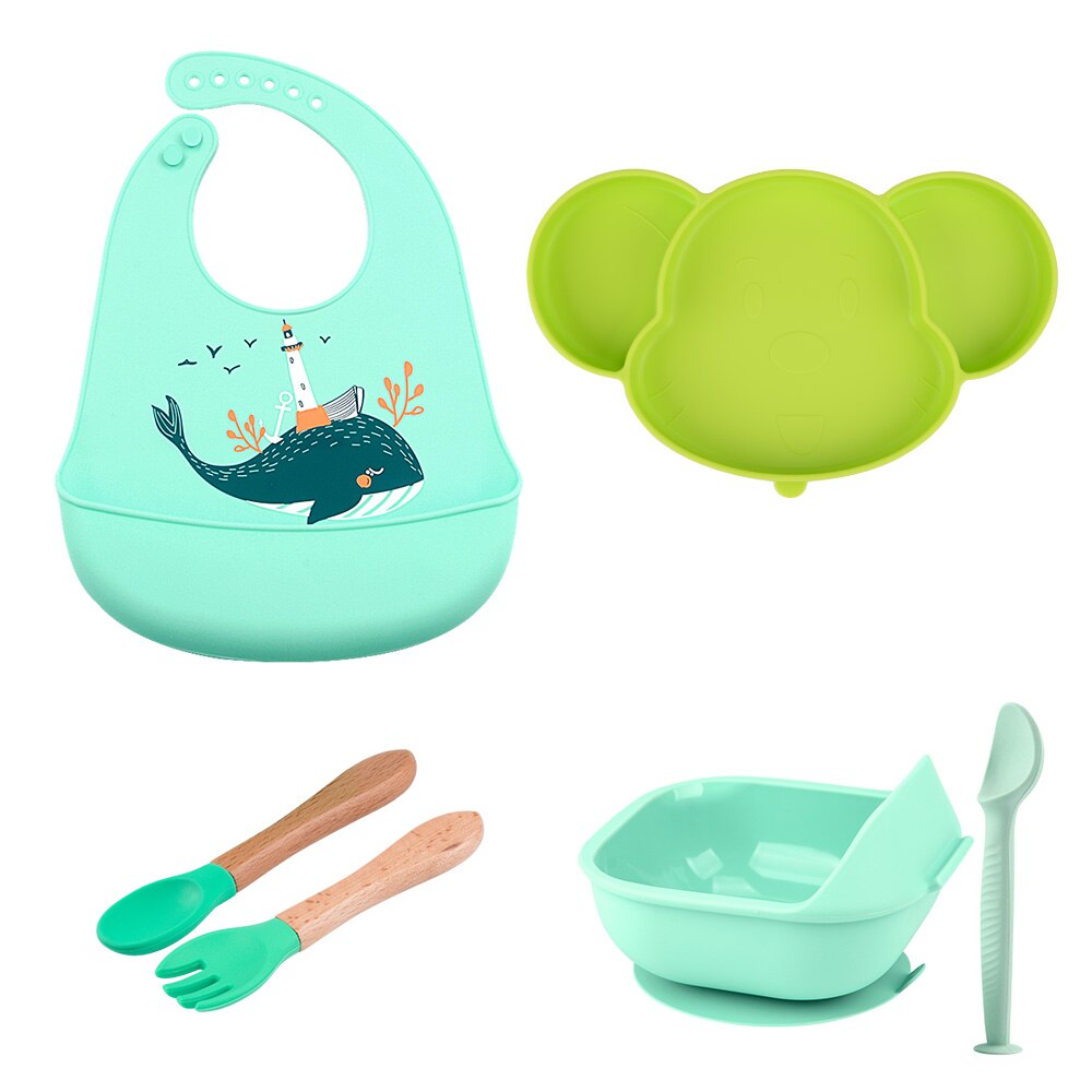 Baby Silicone Set Dishes