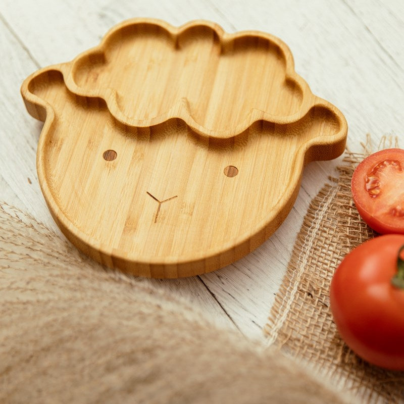 Baby Bamboo Plate with spoon and fork