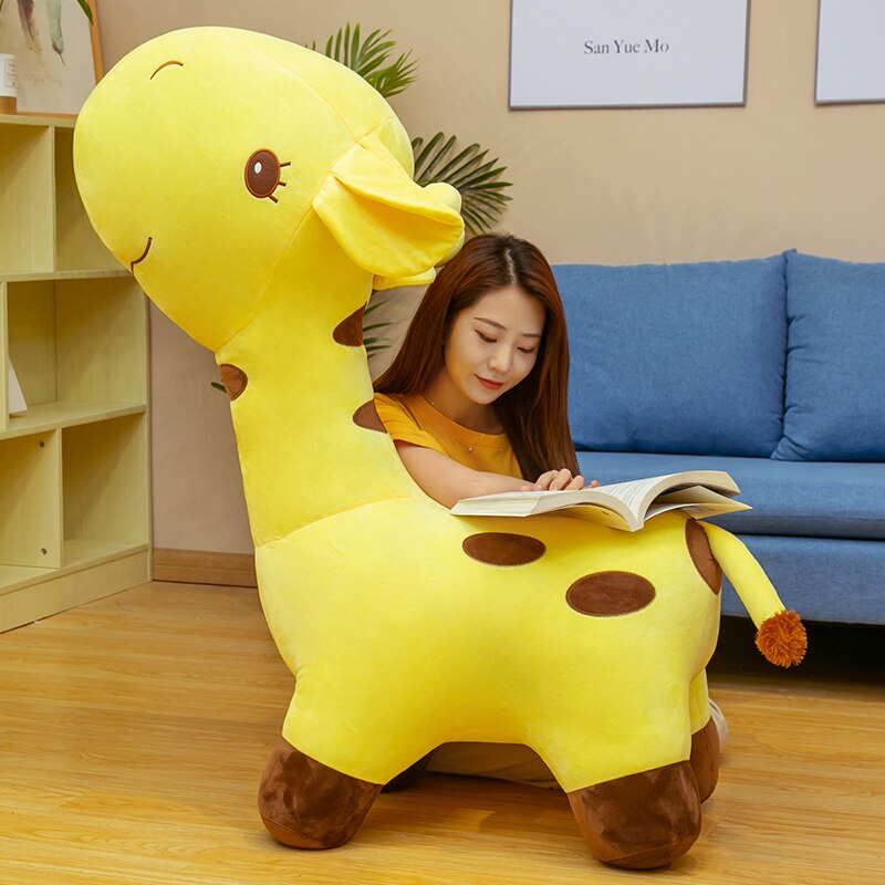 40-70CM Cartoon Giraffe Plush Toys Stuffed Lovely Animal Plush Deer Pillow Home Decor Cushion Kids Girls Birthday Xmas Gift