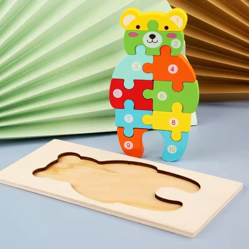 Montessori Wooden Puzzles