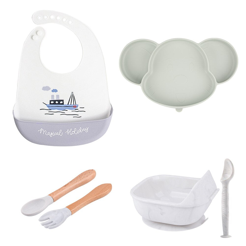 Baby Silicone Set Dishes