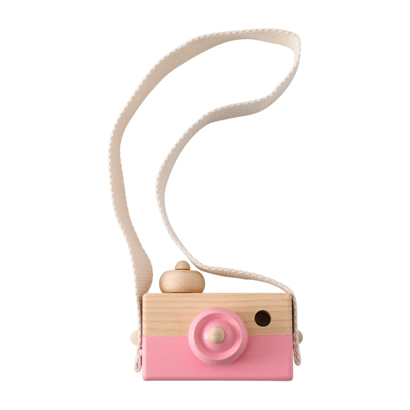 Wooden Baby Toy Fashion Camera