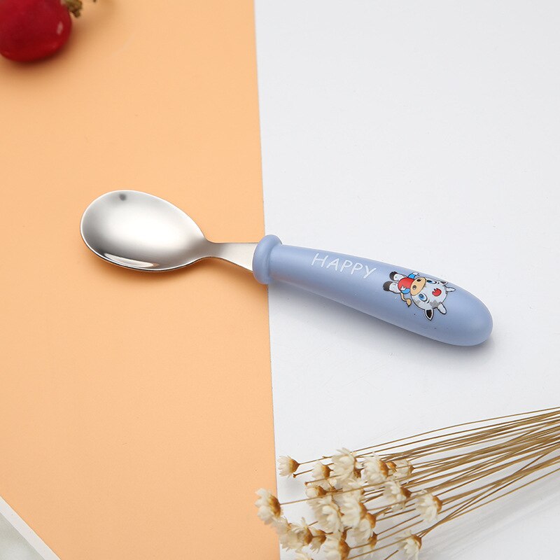 Cartoon Food Feeding Spoon / Fork