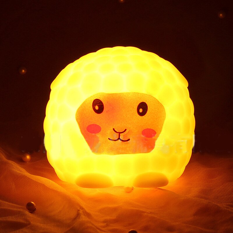 Led Children&#39;s Night Light Cartoon Dinosaur Table Lamp Soft Cute for Home Kid Bedroom Decoration Lamp Christmas Gift Baby Toys