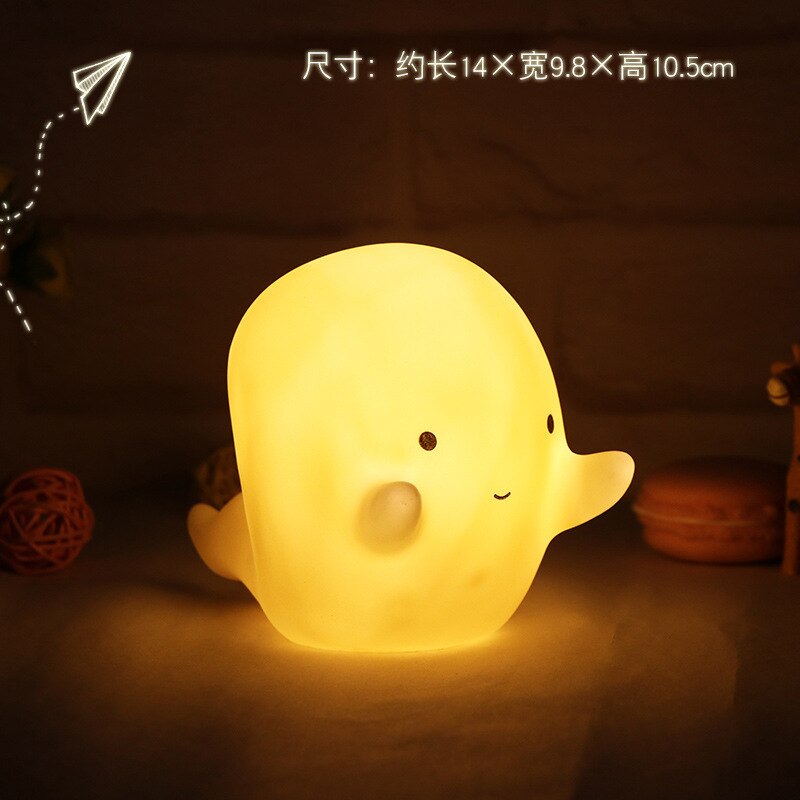 Led Children&#39;s Night Light Cartoon Dinosaur Table Lamp Soft Cute for Home Kid Bedroom Decoration Lamp Christmas Gift Baby Toys