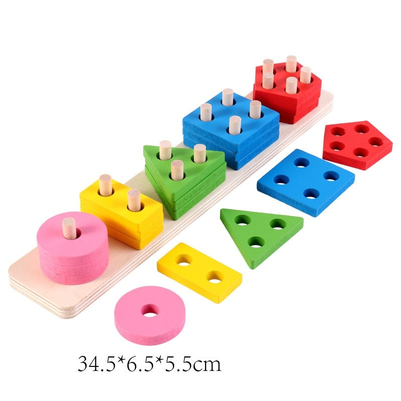 Baby Pull Wooden Toy