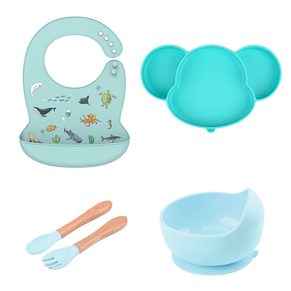 Baby Silicone Set Dishes