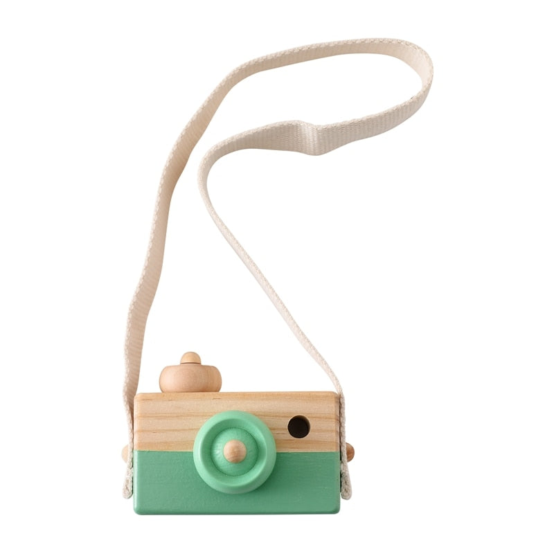 Wooden Baby Toy Fashion Camera