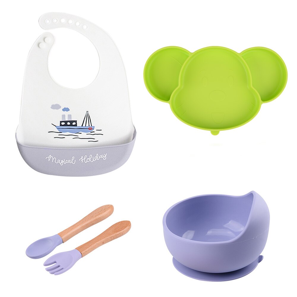 Baby Silicone Set Dishes