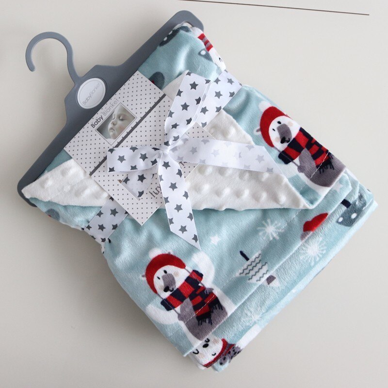 Baby Blanket - Newborn Thermal Flannel Fleece