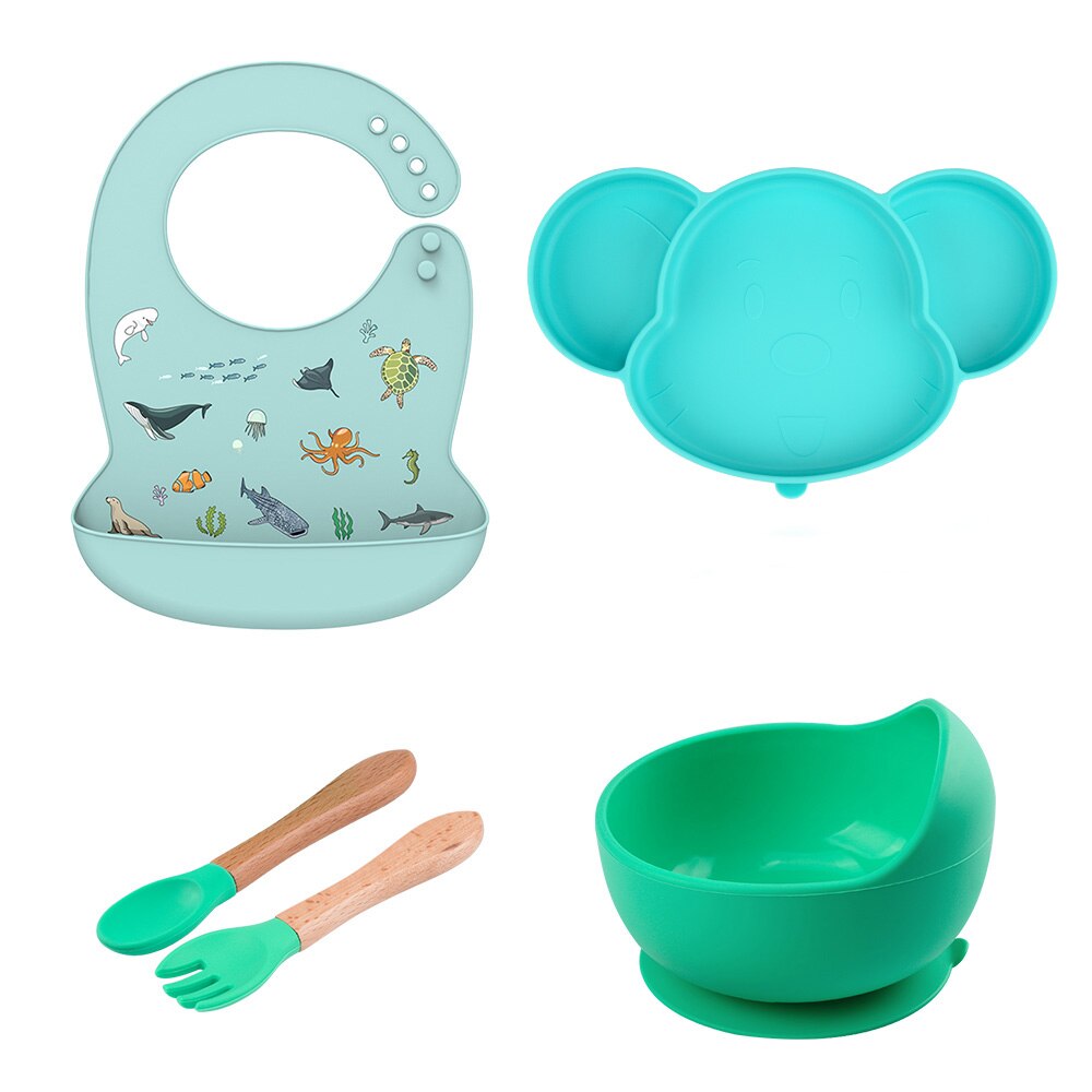 Baby Silicone Set Dishes