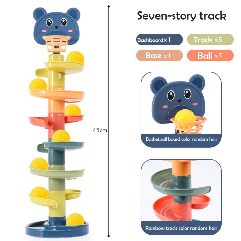 2-7 Layes Track Rolling Ball Pile Tower