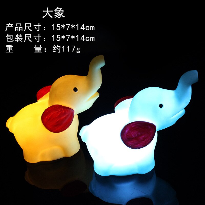 Led Children&#39;s Night Light Cartoon Dinosaur Table Lamp Soft Cute for Home Kid Bedroom Decoration Lamp Christmas Gift Baby Toys