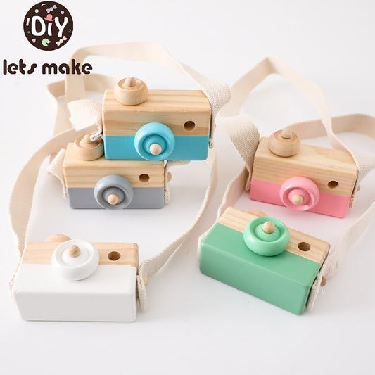 Wooden Baby Toy Fashion Camera