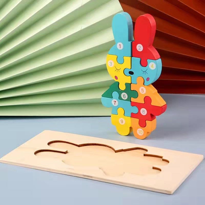 Montessori Wooden Puzzles